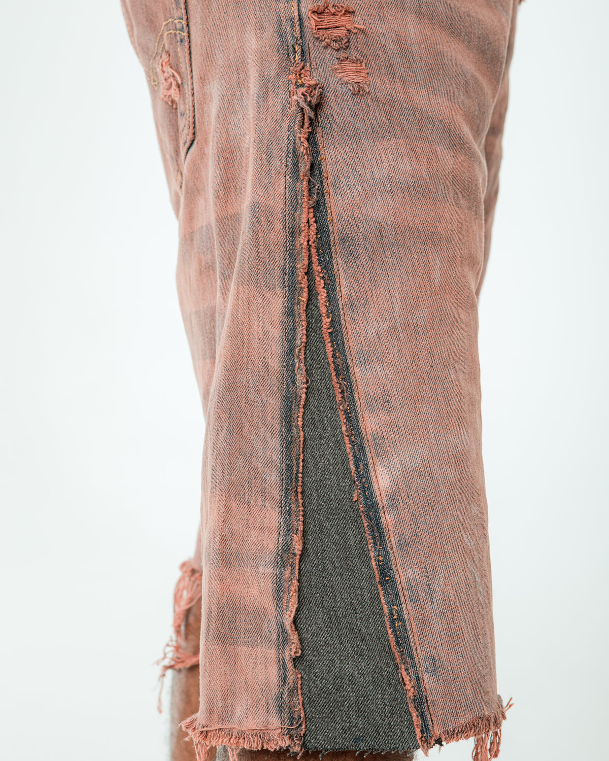 "VIOLET WASHED" FADED JORTS