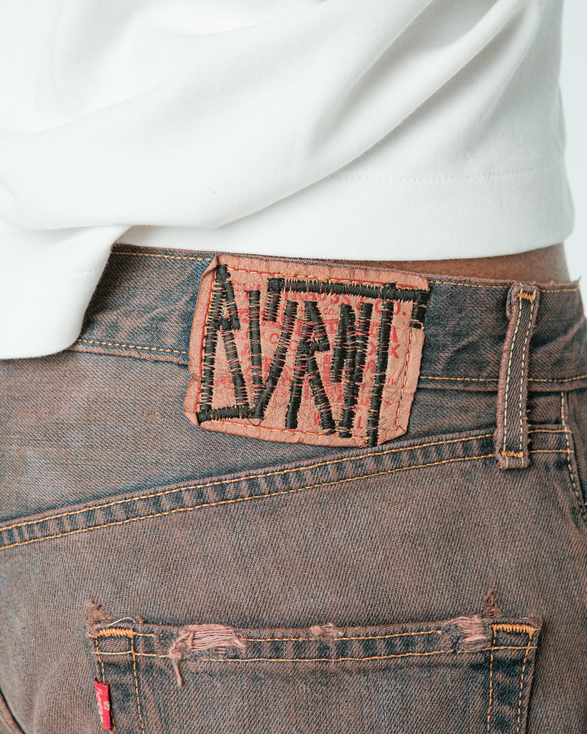 “BROWN WASHED” JORTS