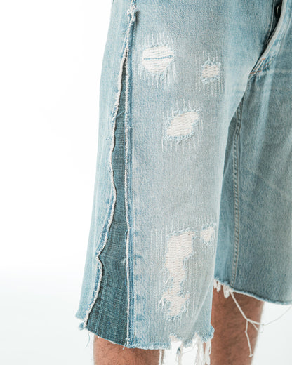 “LIGHT BLUE” WASHED JORTS
