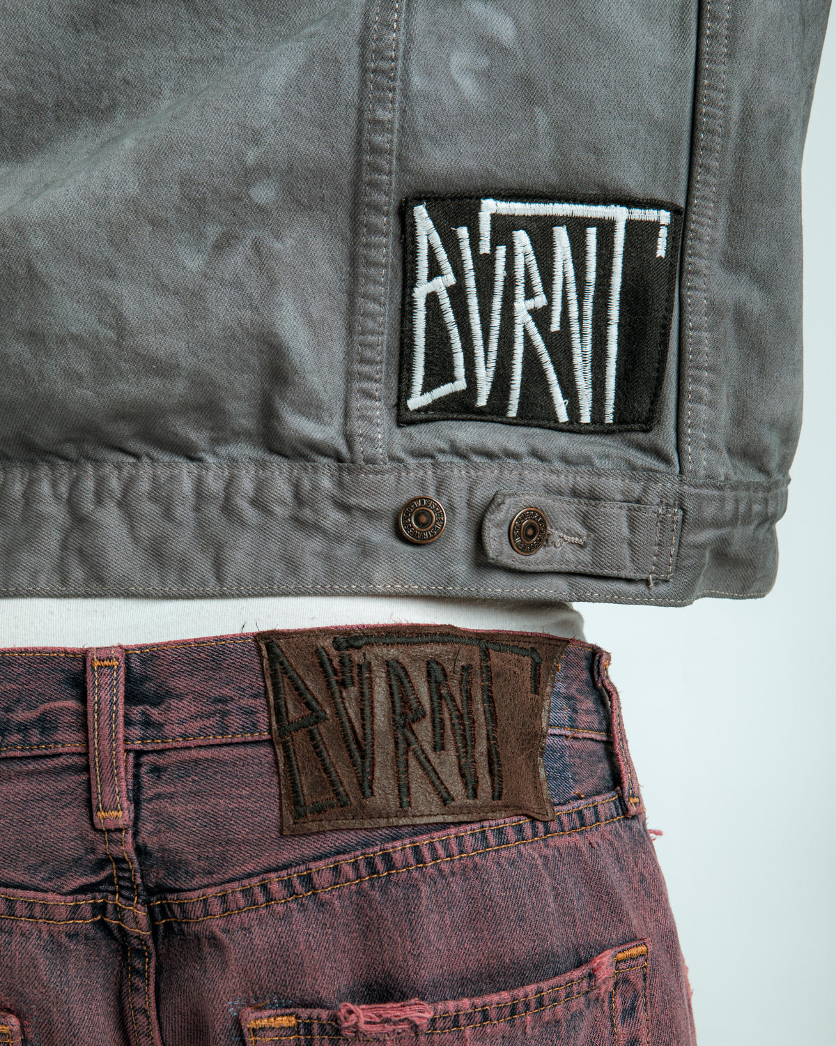 “FUCSIA WASHED” JORTS