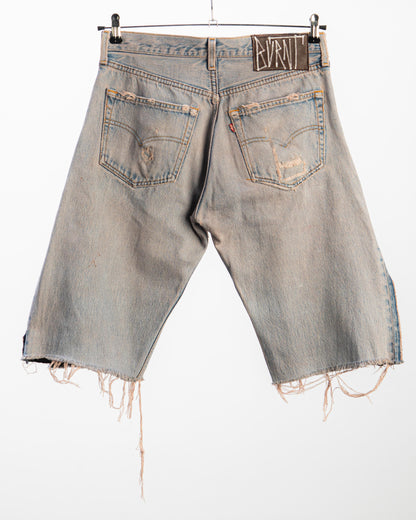 “SUNRISE” DISTRESSED JORTS