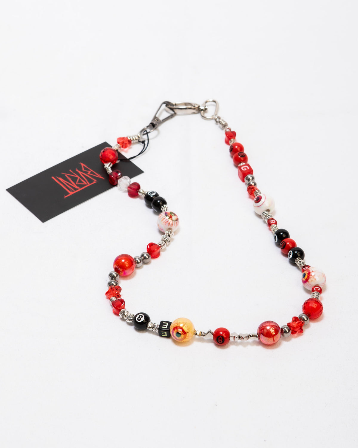 Mono pocket chain (All eyes - Red)