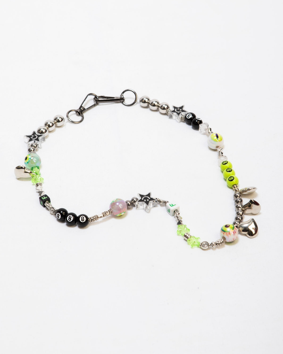 Mono pocket chain (All eyes - Green)