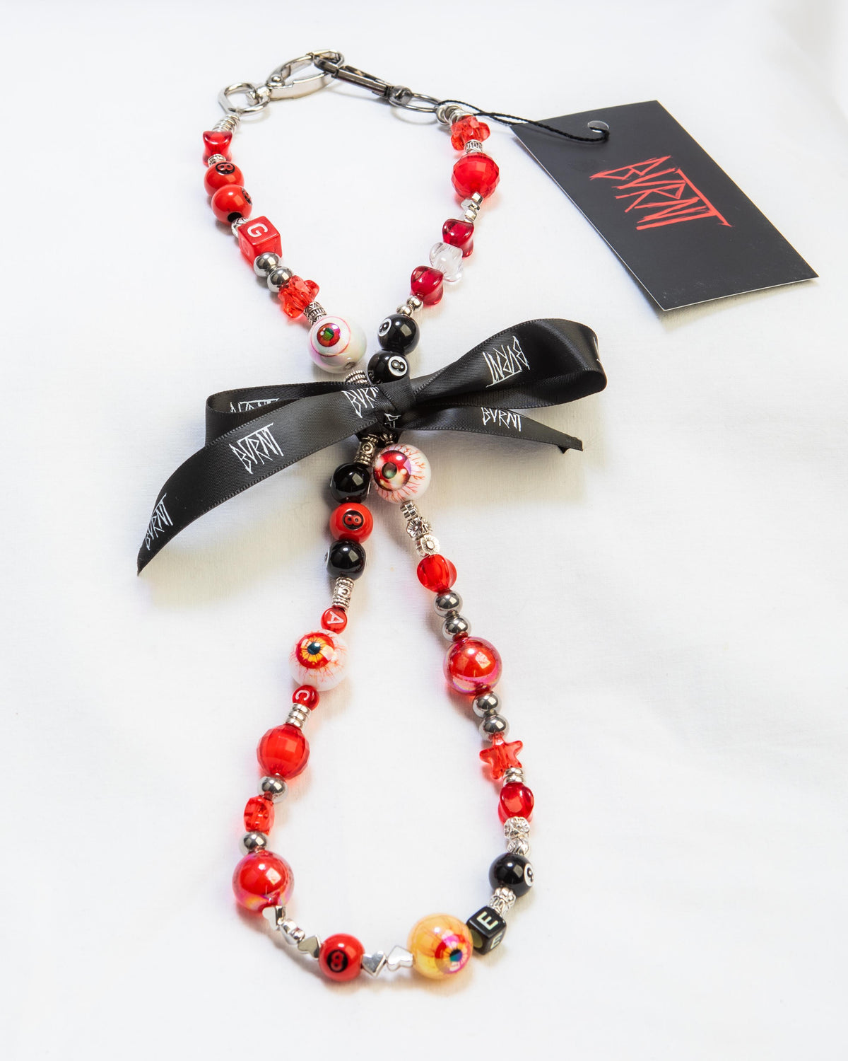 Mono pocket chain (All eyes - Red)